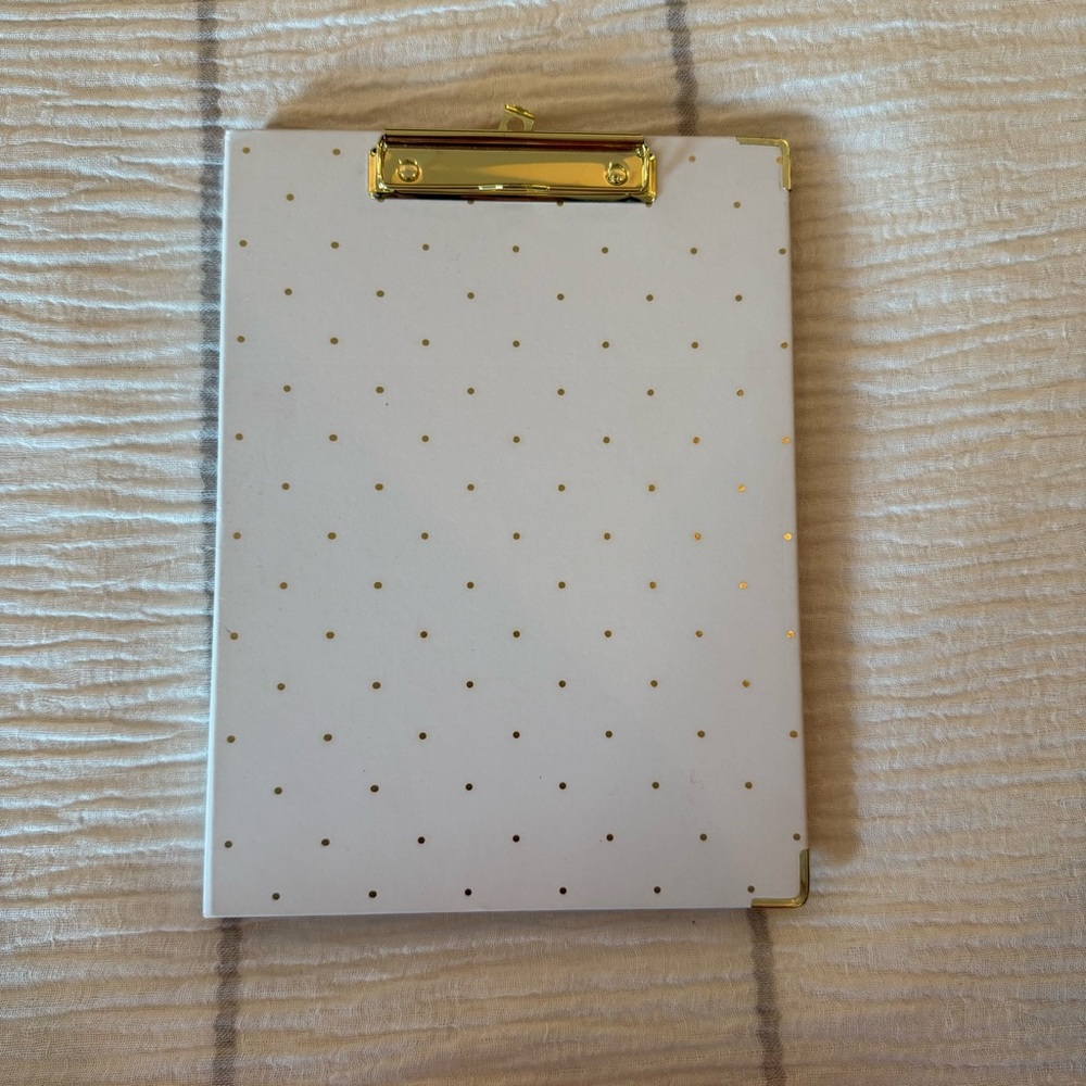 Sugar Paper Essentials Clipfolio Gold Foil Dot